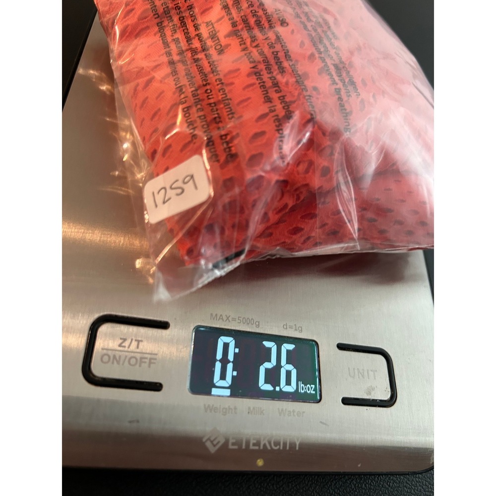 Lululemon Mesh Short Sleeve Crop Top Red Orange Workout Layering Shirt (1259) - Picture 7 of 7